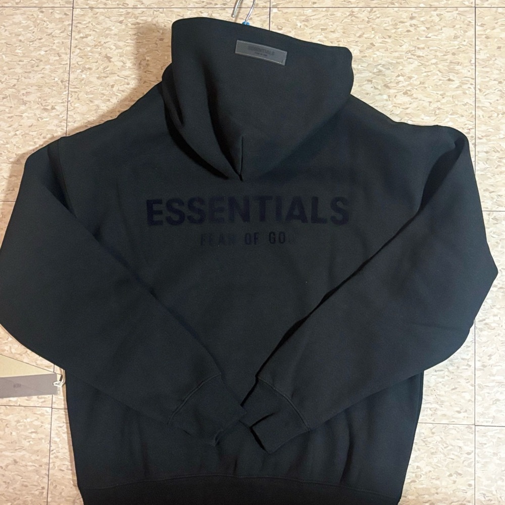 Essentials Midnight Black Pullover NWT - image 4